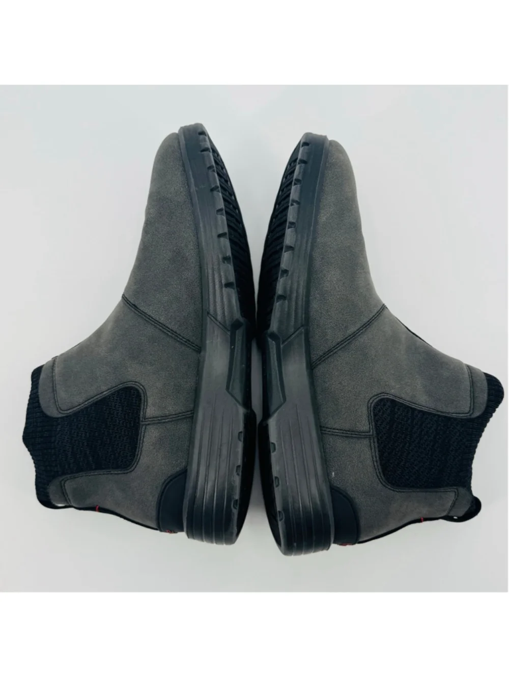 Men's Hey Dude Scott Grip Boots US 11 Gray Black